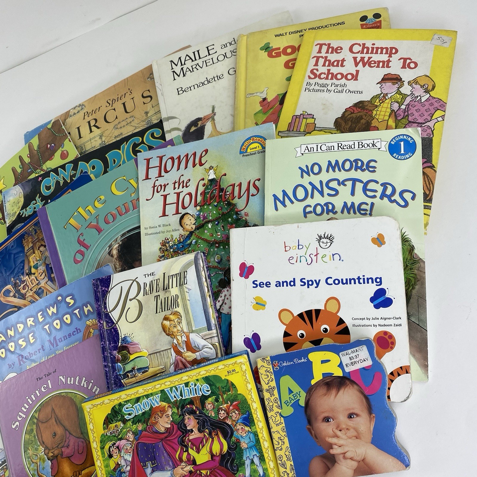 Lot of 16 Mixed Children’s Books Hardcover and Softcover