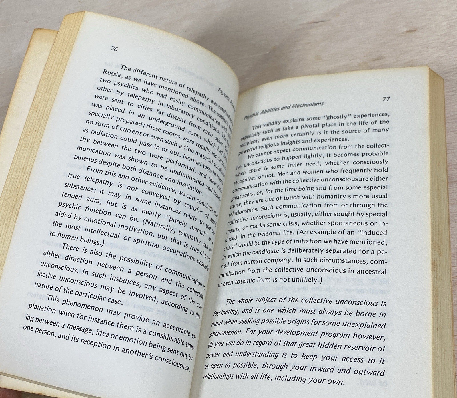 The Development of Psychic Powers Paperback 1985 ESP Divination Telekinesis ….