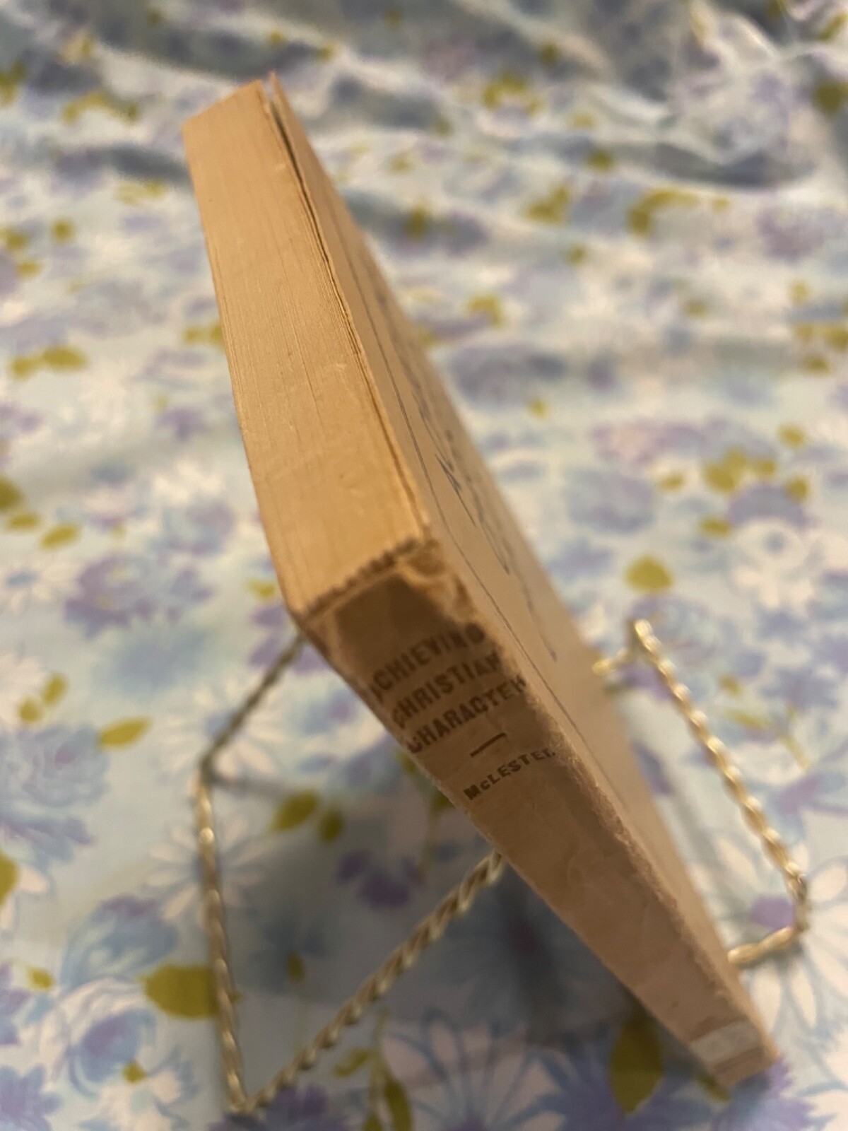 BOOK Frances Cole McLester ACHIEVING CHRISTIAN CHARACTER 1937 Abingdon Press