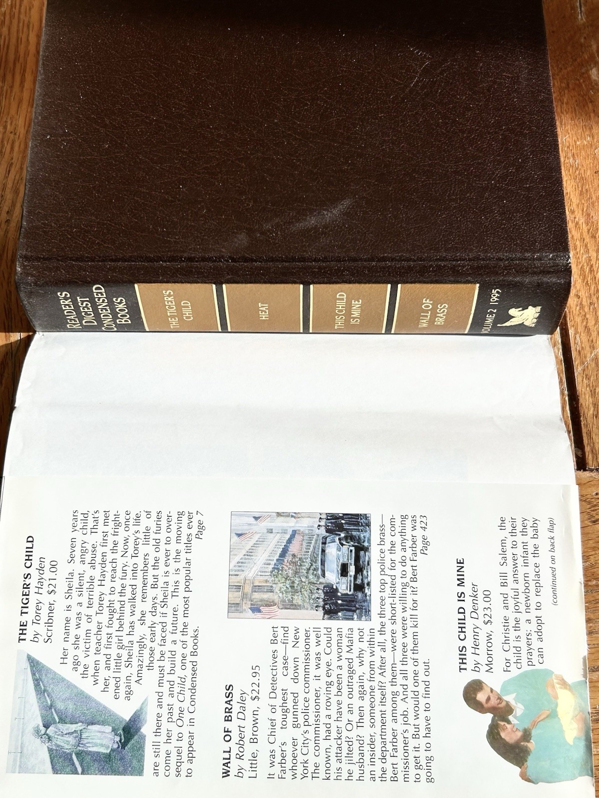 1995 Reader’s Digest Condensed Books – Volume 2 Hardcover – Issue #218