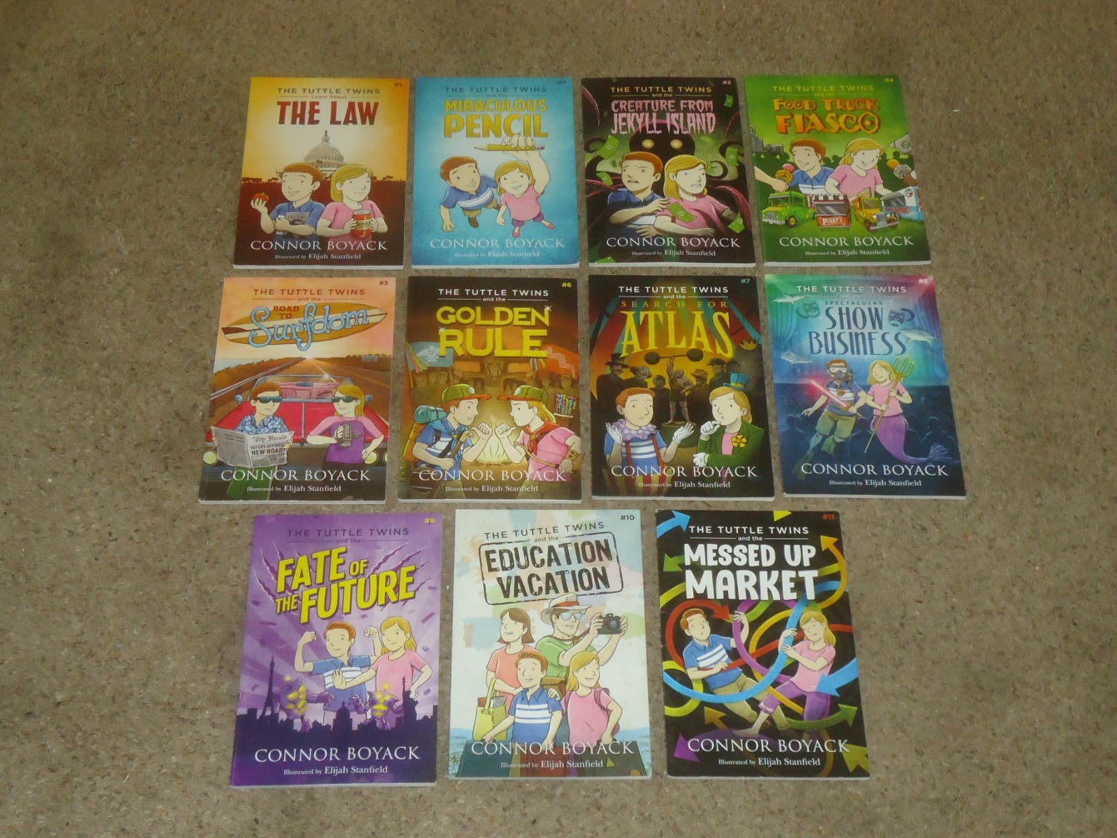 Lot 11 The Tuttle Twins Books Connor Boyack 1-11