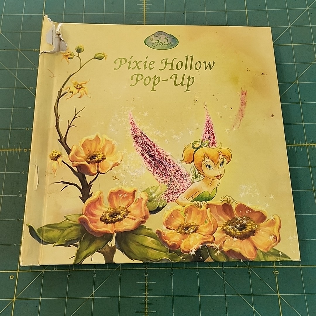 Pixie Hollow Pop-Up by Kitty Richards and Disney Books 2007 Hc “SEE PHOTOS”