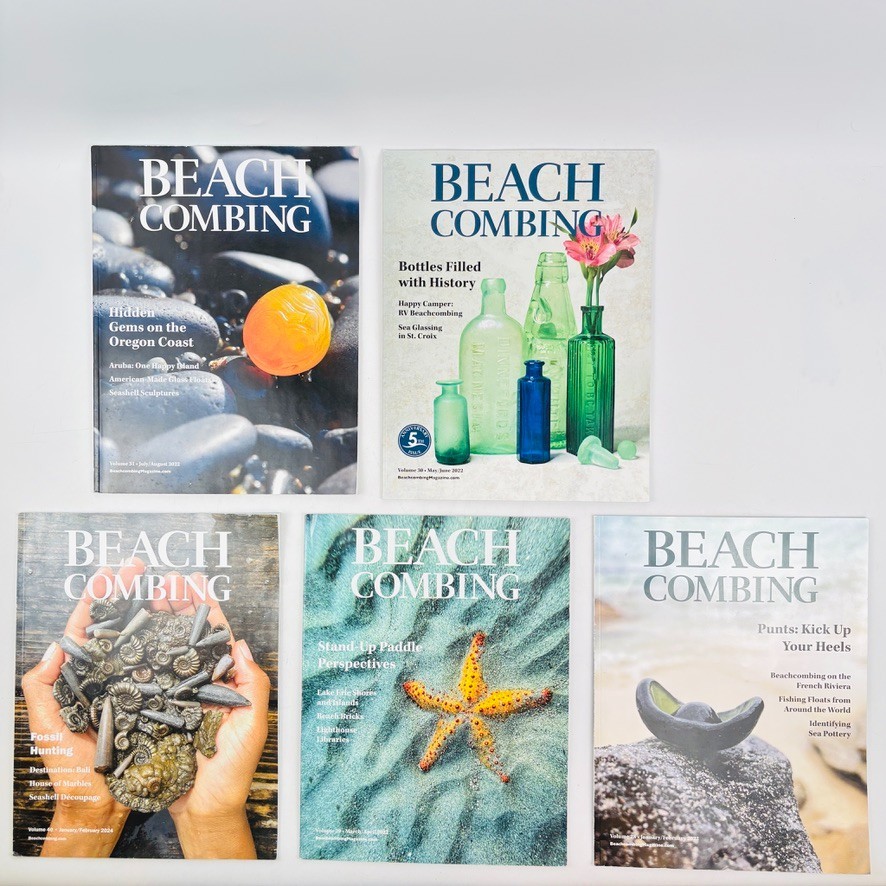 Beach Combing 10 Magazines Volumes 28 to 31 2022 & 35 to 40 2023 and 2024