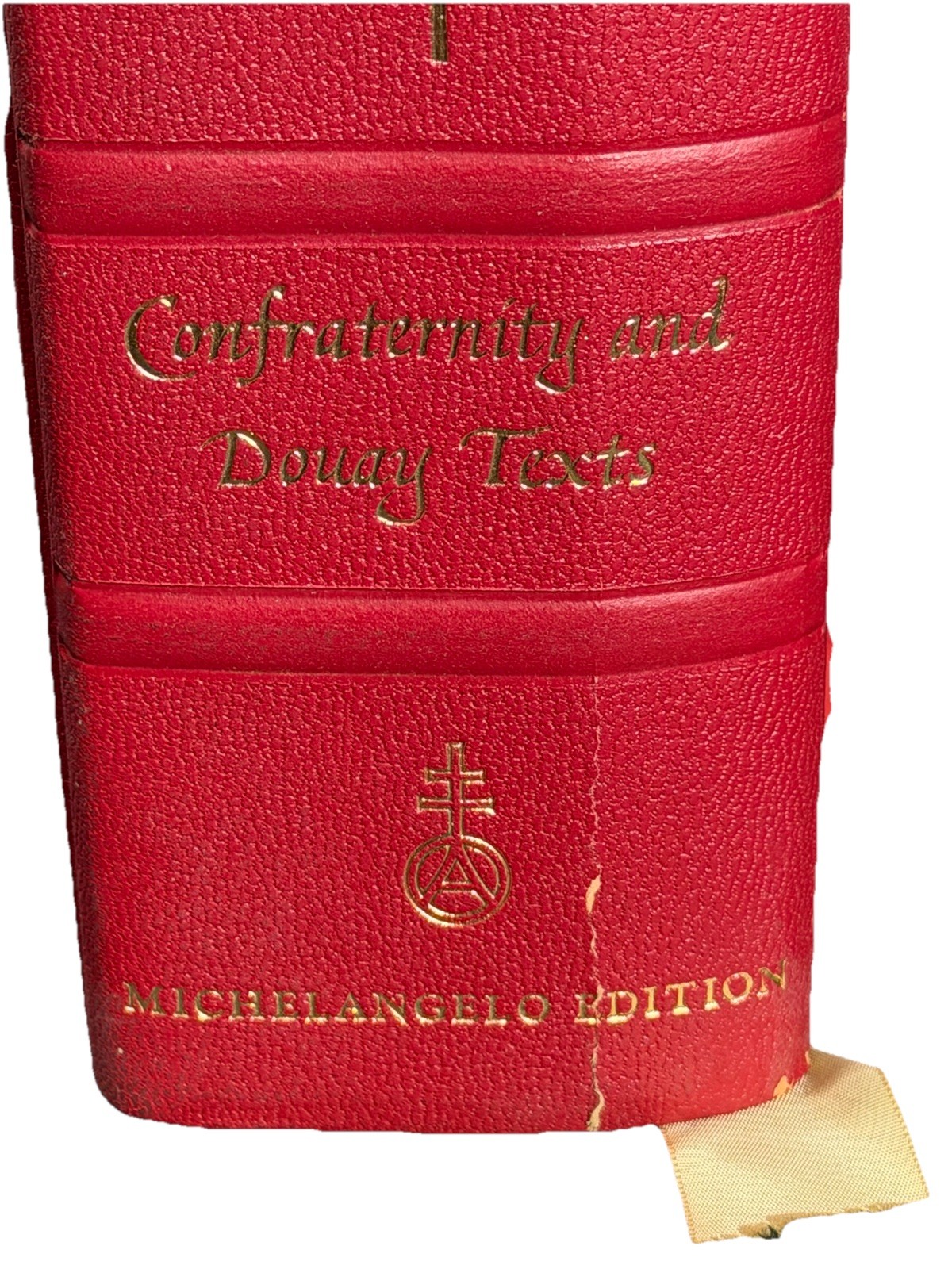 Holy Bible, Michelangelo Edition Confraternity & Douay Texts 9-8-1966 In Plastic