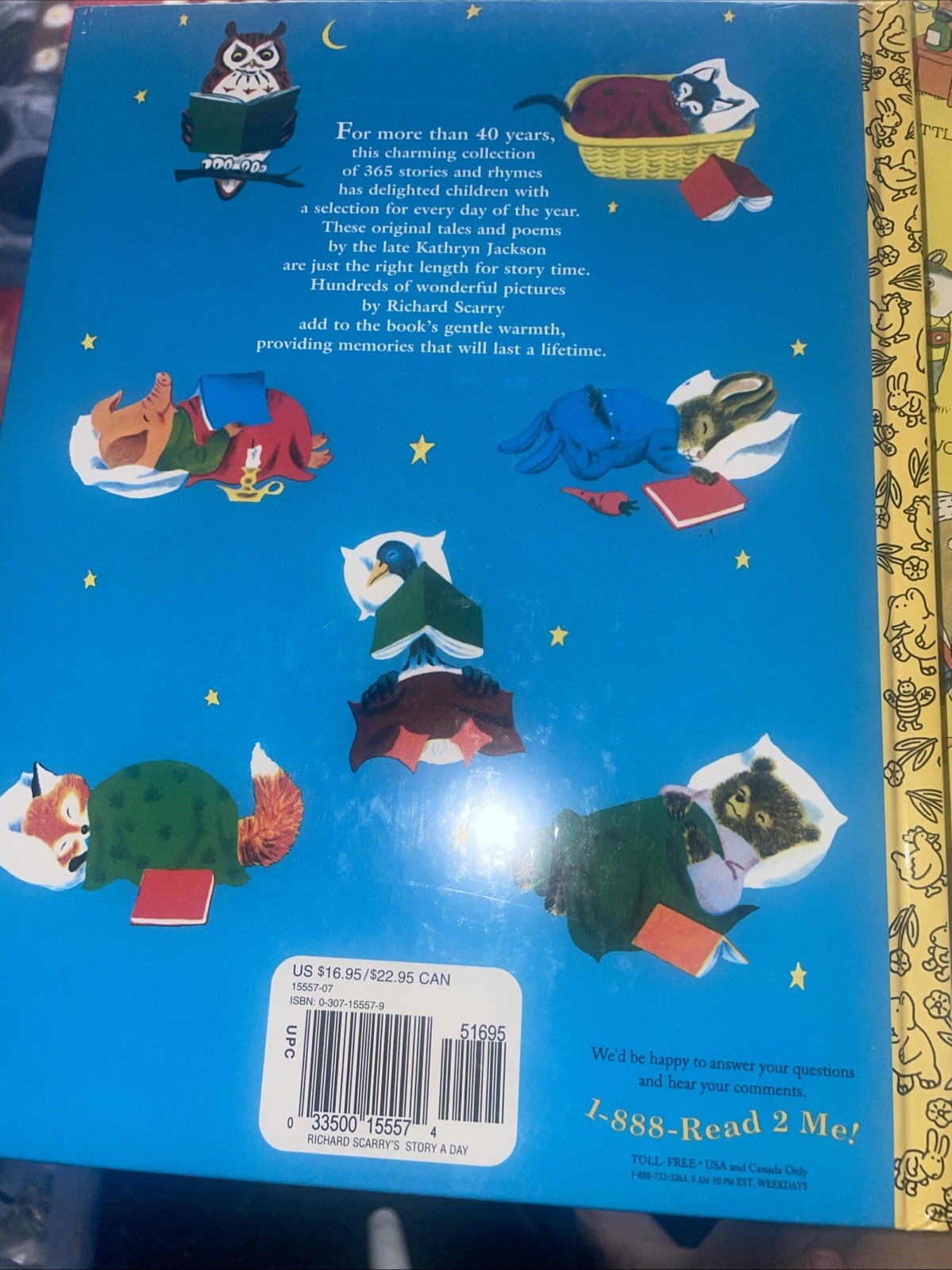 Vintage Richard Scarry Childrens Book Lot 5 Golden Books Animal Nursery Tales