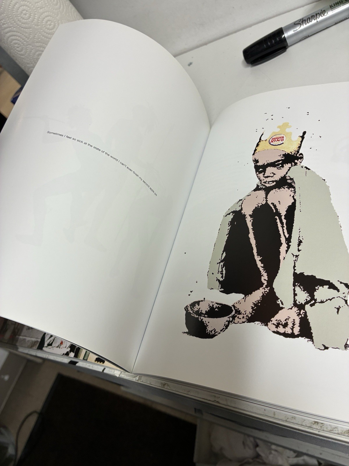 Wall and Piece Banksy Hardcover 2005 Century UK Street Art Graffiti Book