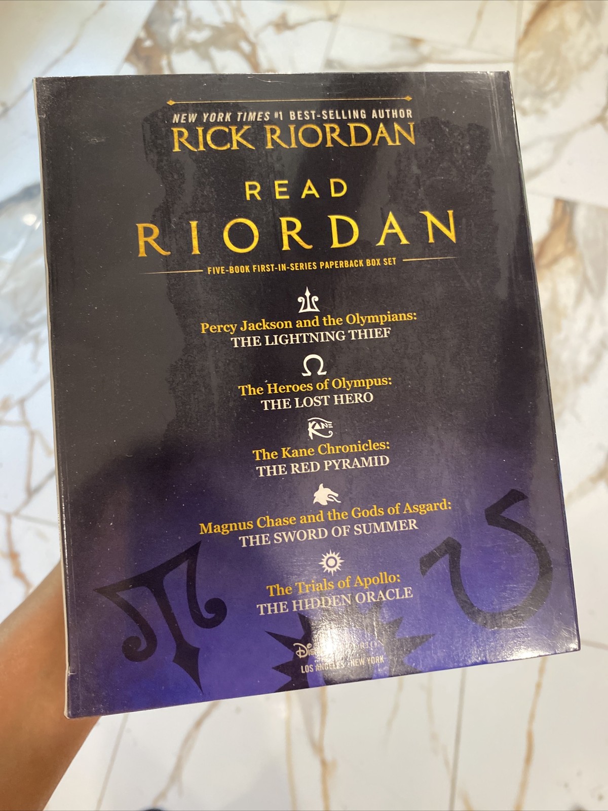 Read Riordan Rick Riordan Paperback Novel 5 Book Box Set Collection~New! Sealed!