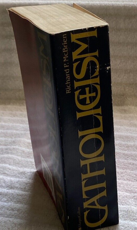“CATHOLICISM — STUDY EDITION” Richard P. McBrien TPB ’86 ESSENTIAL! 1290 PAGES!