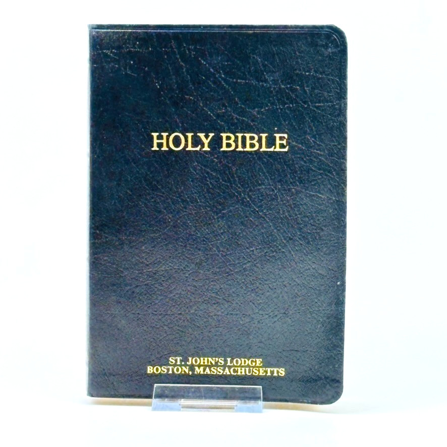 Freemasonry & the Holy Bible 1991 St John’s Lodge Boston MA Oldest Lodge America