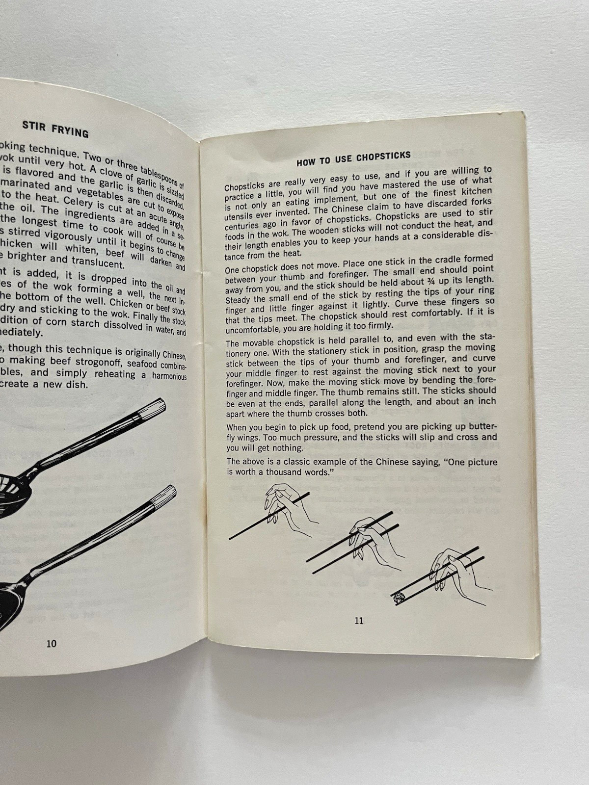 Vintage 1976 Potpourri Press Cookbook – Wok And Tempura Cookery