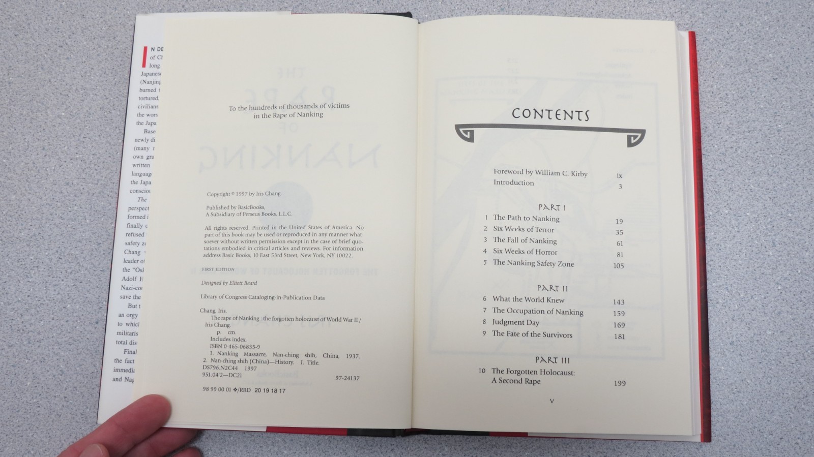 Rape of Nanking : Forgotten Holocaust of World War II – First Edition Iris Chang