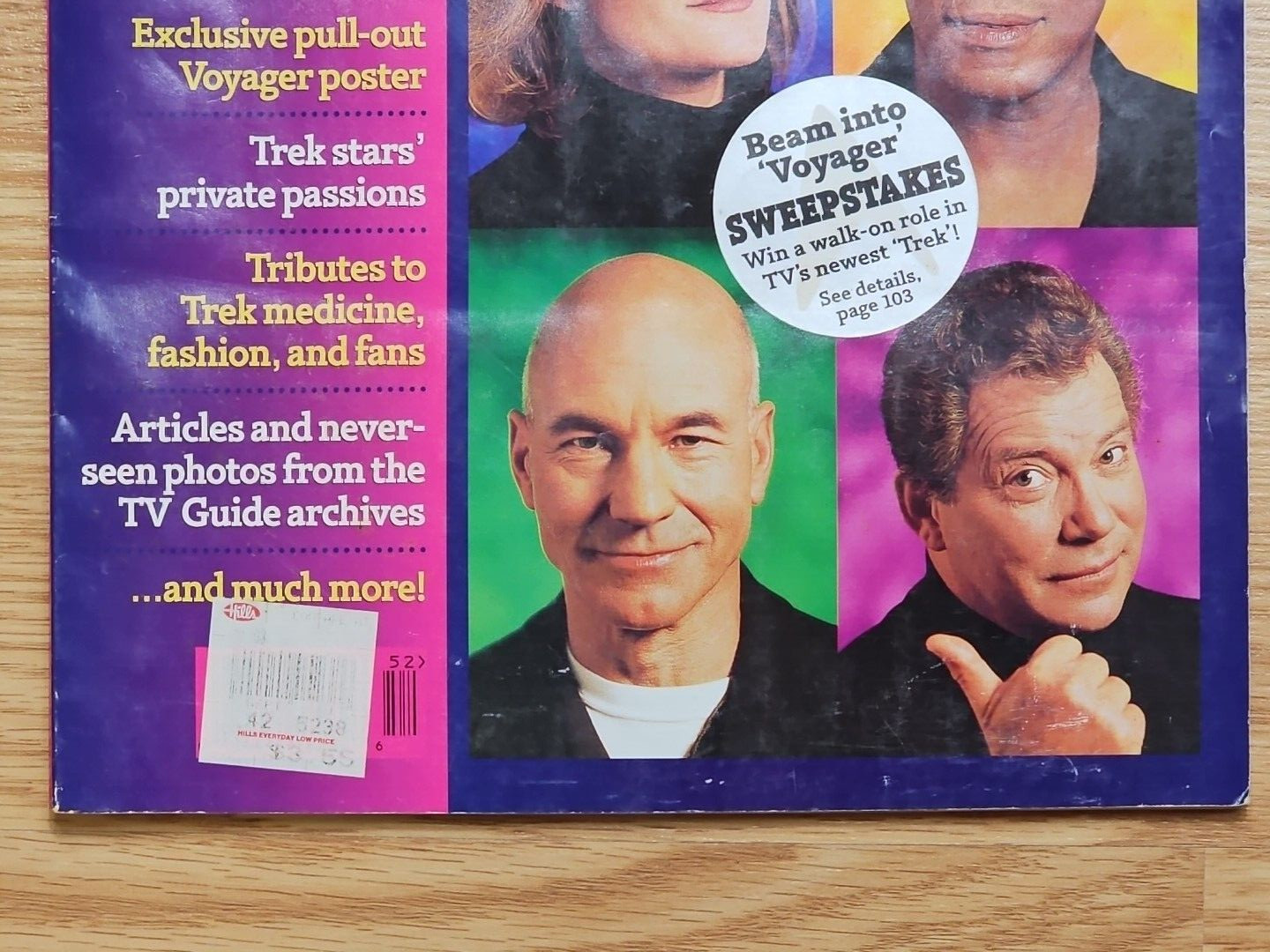 Star Trek Collector’s Edition TV Guide Magazine – Spring 1995 with attc Poster