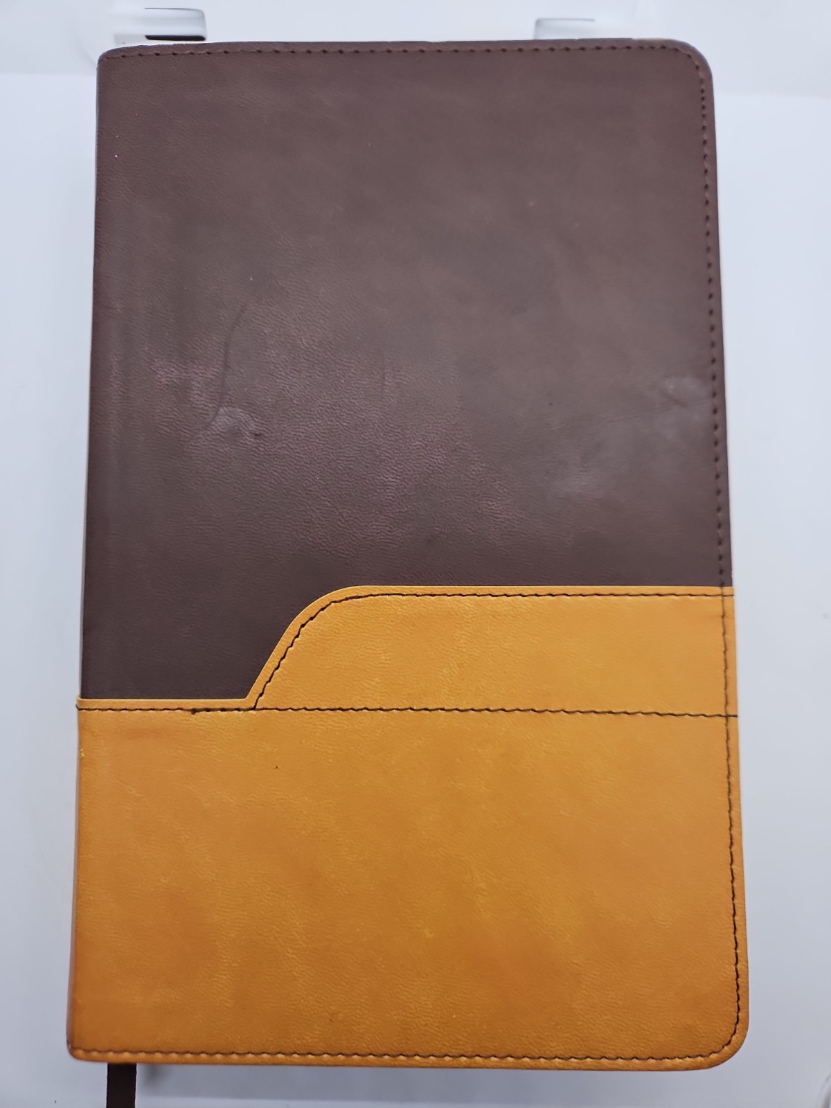 NIV Holy Bible Large Print Zondervan Brown DuoTone Leathersoft 2011