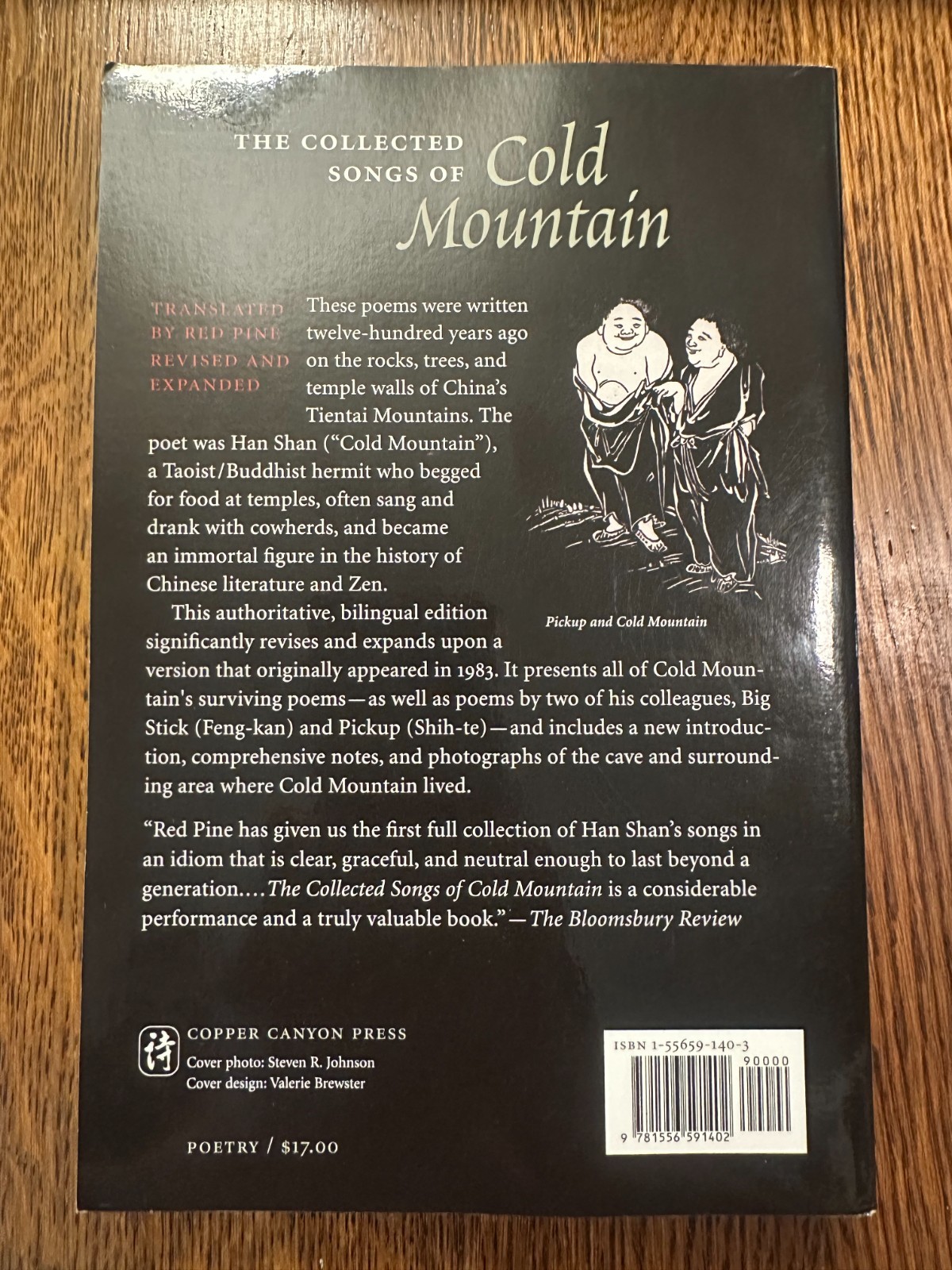 Collected Songs of Cold Mountain by Cold Mountain (Han Shan) POETRY NEAR FINE