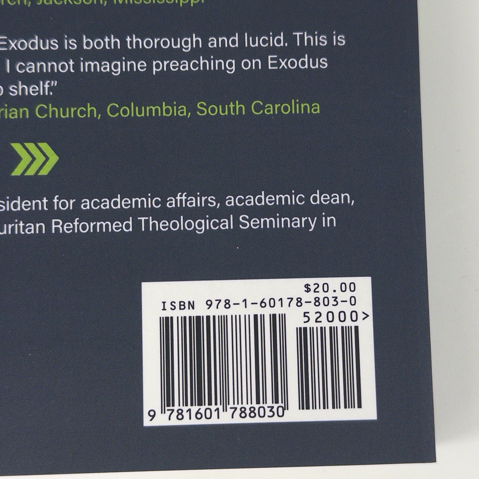 Michael Barrett The Gospel of Exodus Misery Deliverance Gratitude PB NEW