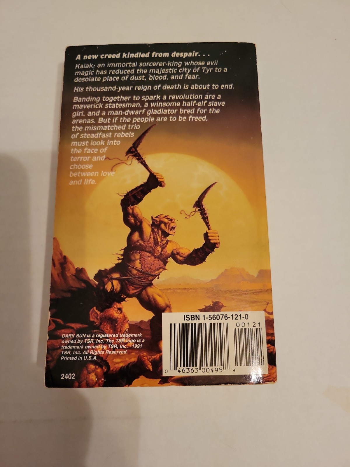 Dungeons And Dragons Dark Sun Prism Pentad Paperback Complete Book Lot 1-5
