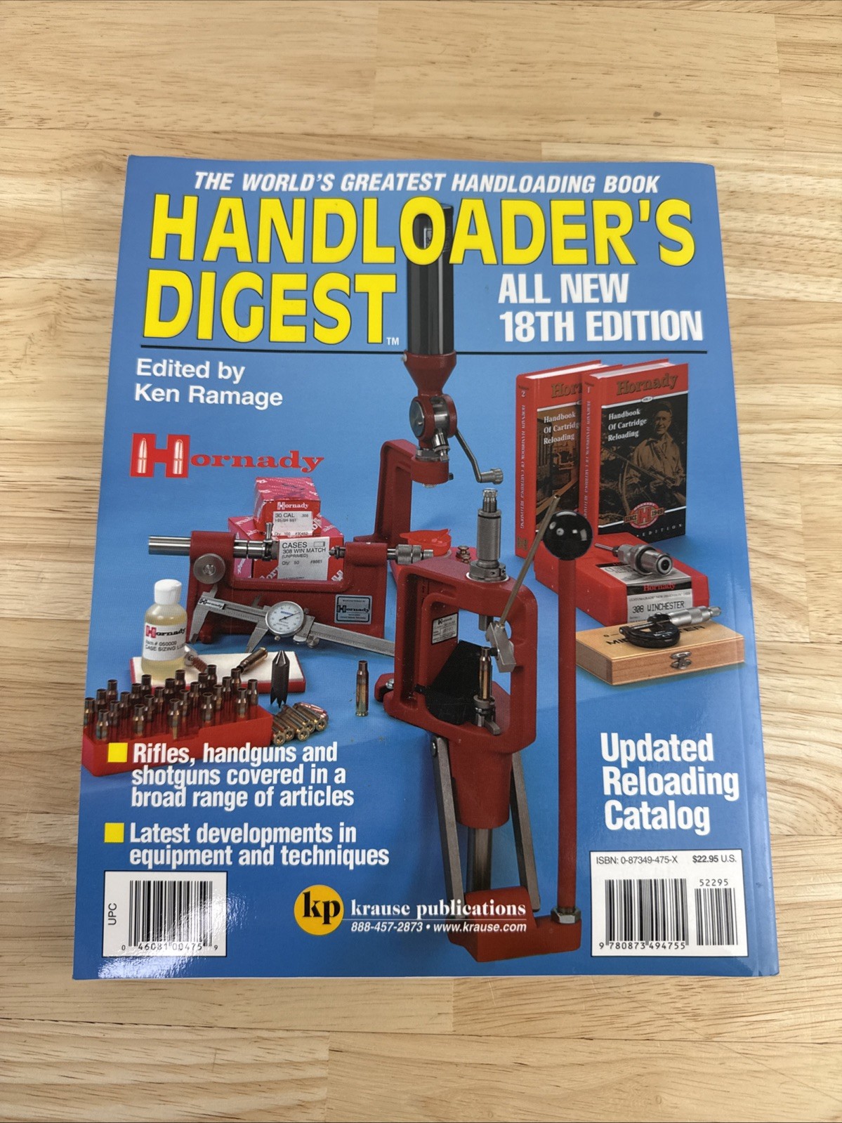 Handloader’s Digest 18th Edition – Reloading Book Rifles Handguns Shotguns