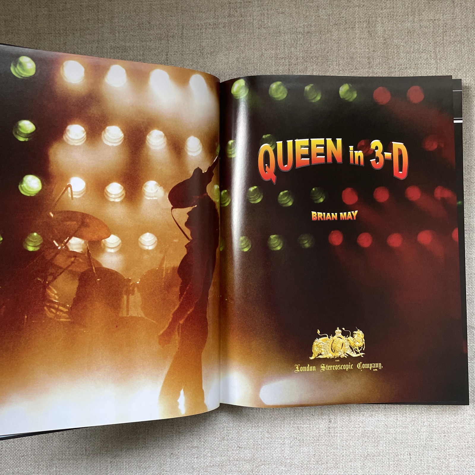 Queen In 3D by Brian May 2017 Hardcover Stereotype Slipcase First Printing