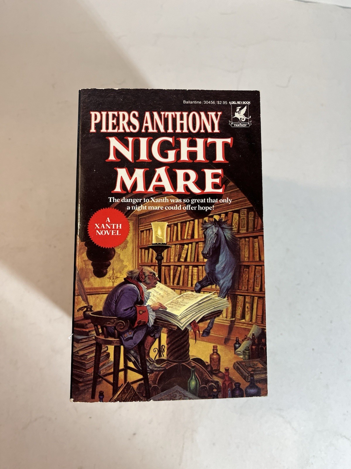 Lot Of 7 Piers Anthony Paperback Novels Mixed Series Xanth Immortality Space