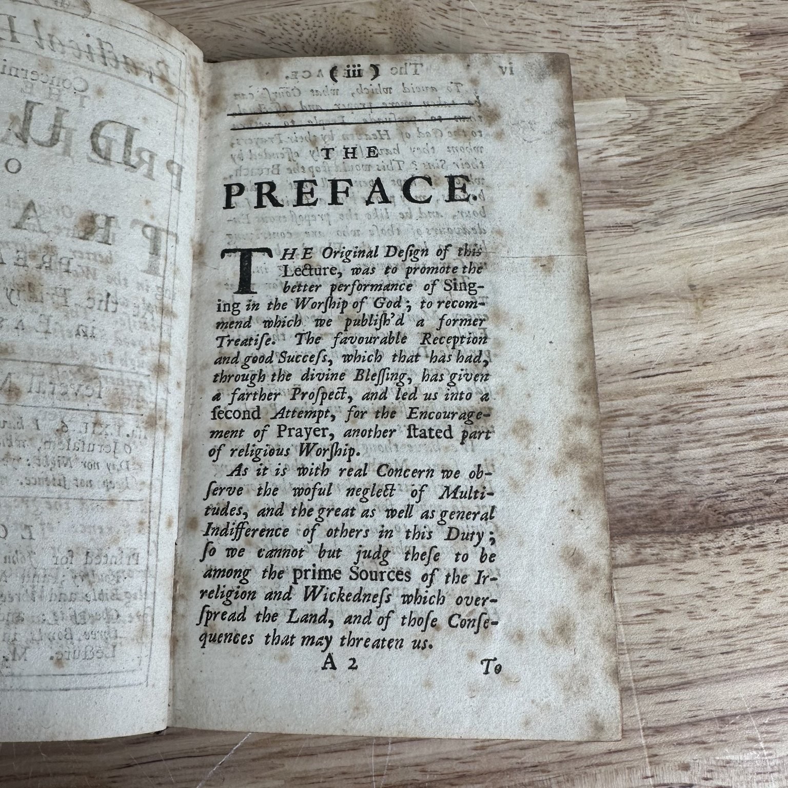 Duty of Prayer 1711 Sermons by Several Ministers Antique Religious Book