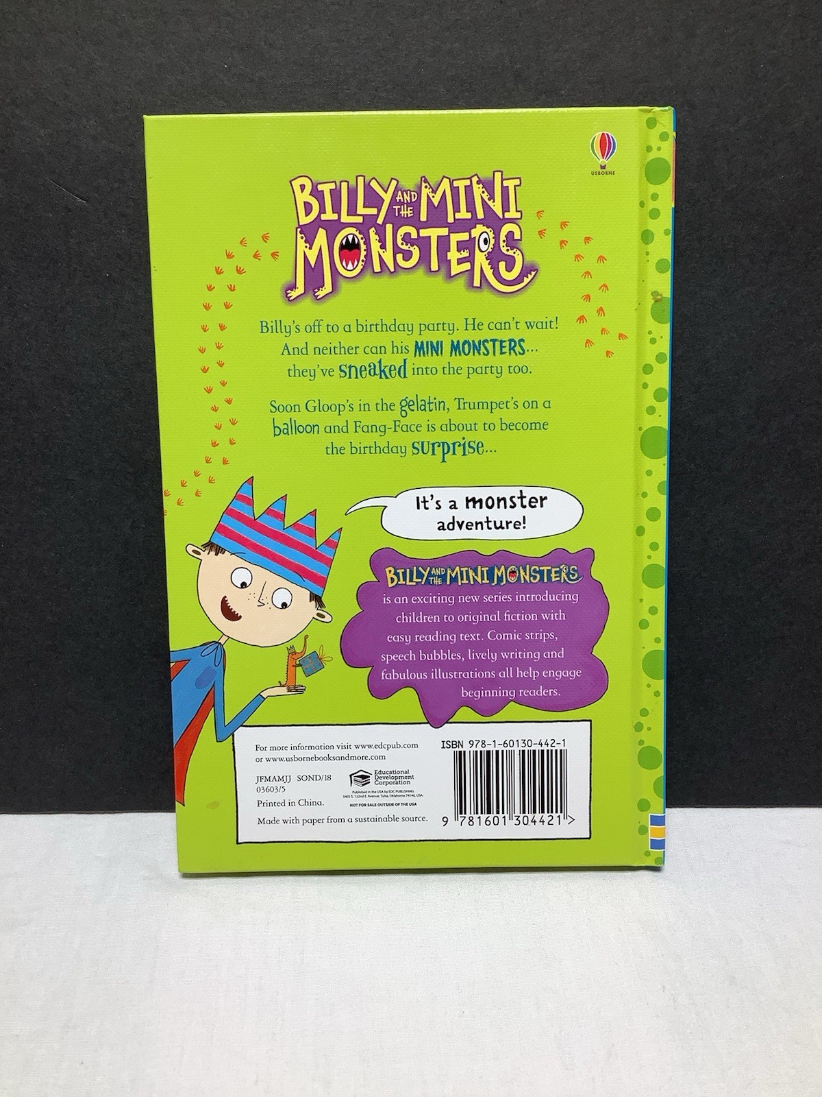 Usborne Billy and the Mini Monsters Books Lot of 9 Hard Cover EUC