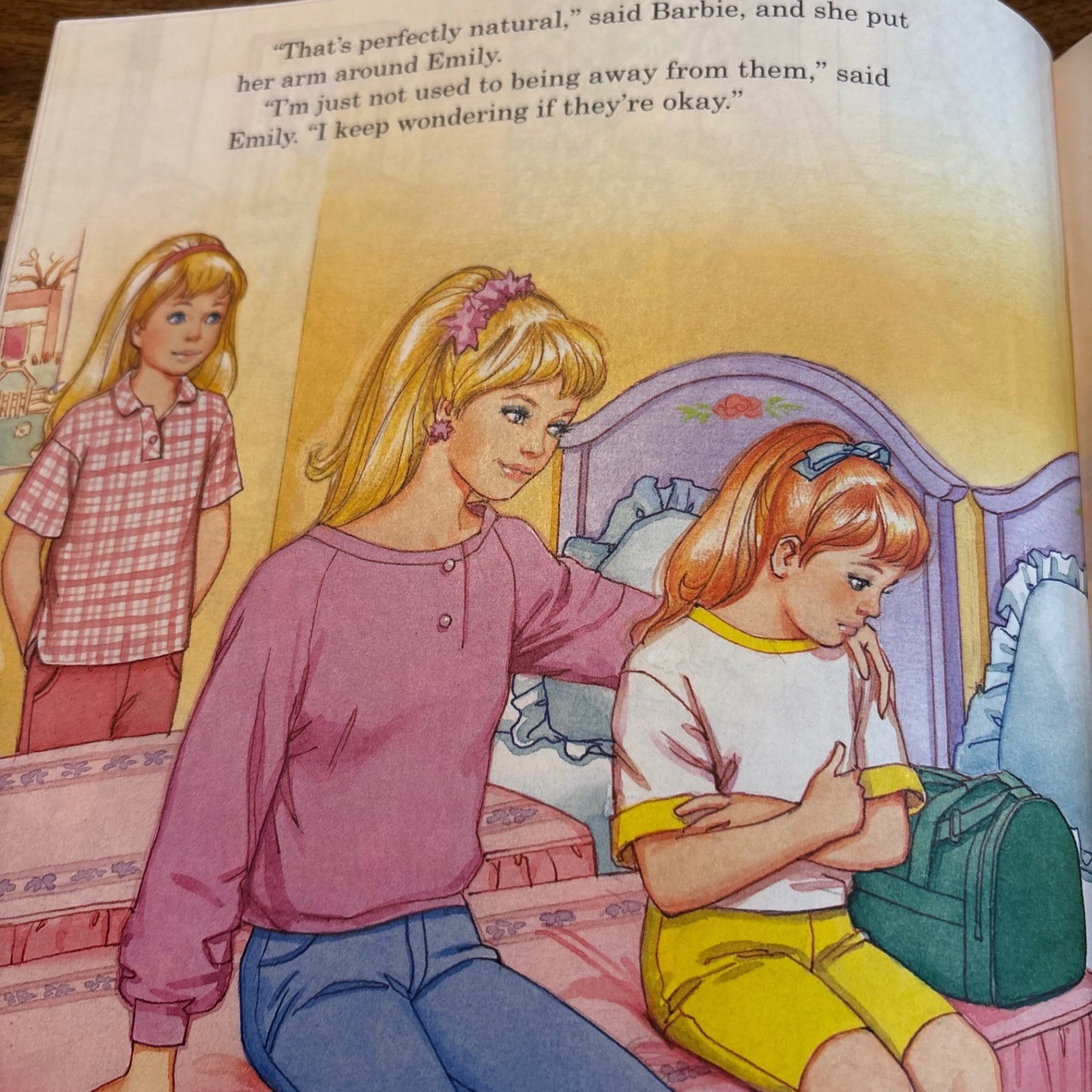 Golden Books Barbie Let’s Have a Sleepover Children’s Picture Book 1998