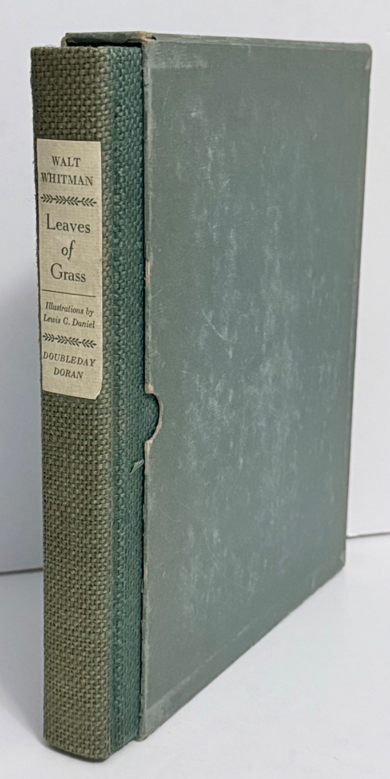 Leaves of Grass by Walt Whitman Illustrated by Lewis Daniel 1940 HC & Slipcase