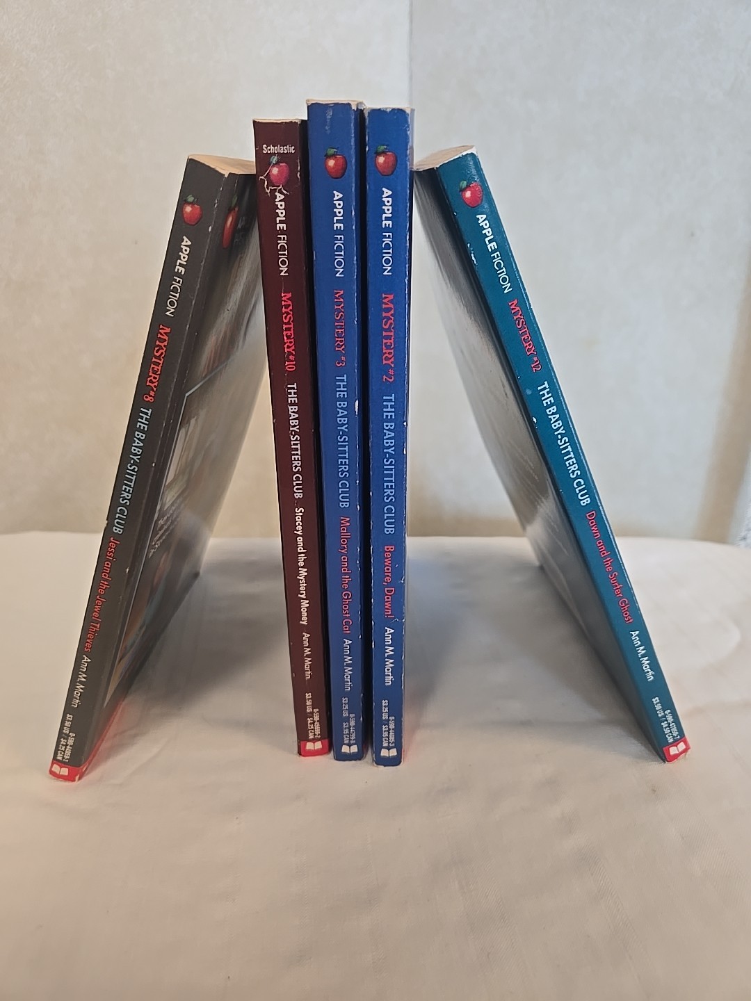 The Babysitters Club Books 2 3 8 10 12 GUC Lot Of 5 Mystery Action Apple