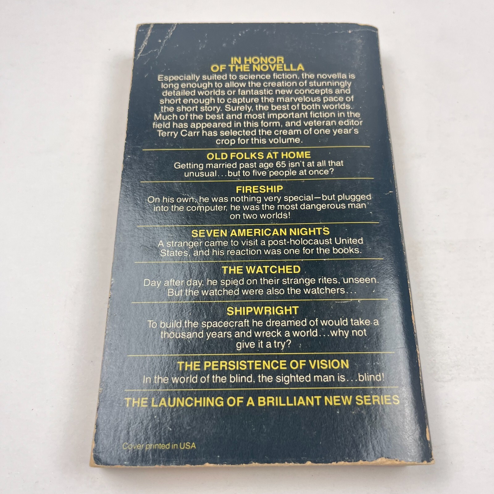 The Best Science Fiction Novellas of the Year #1 Del Rey PB 1st PRINT 1979 SF PB