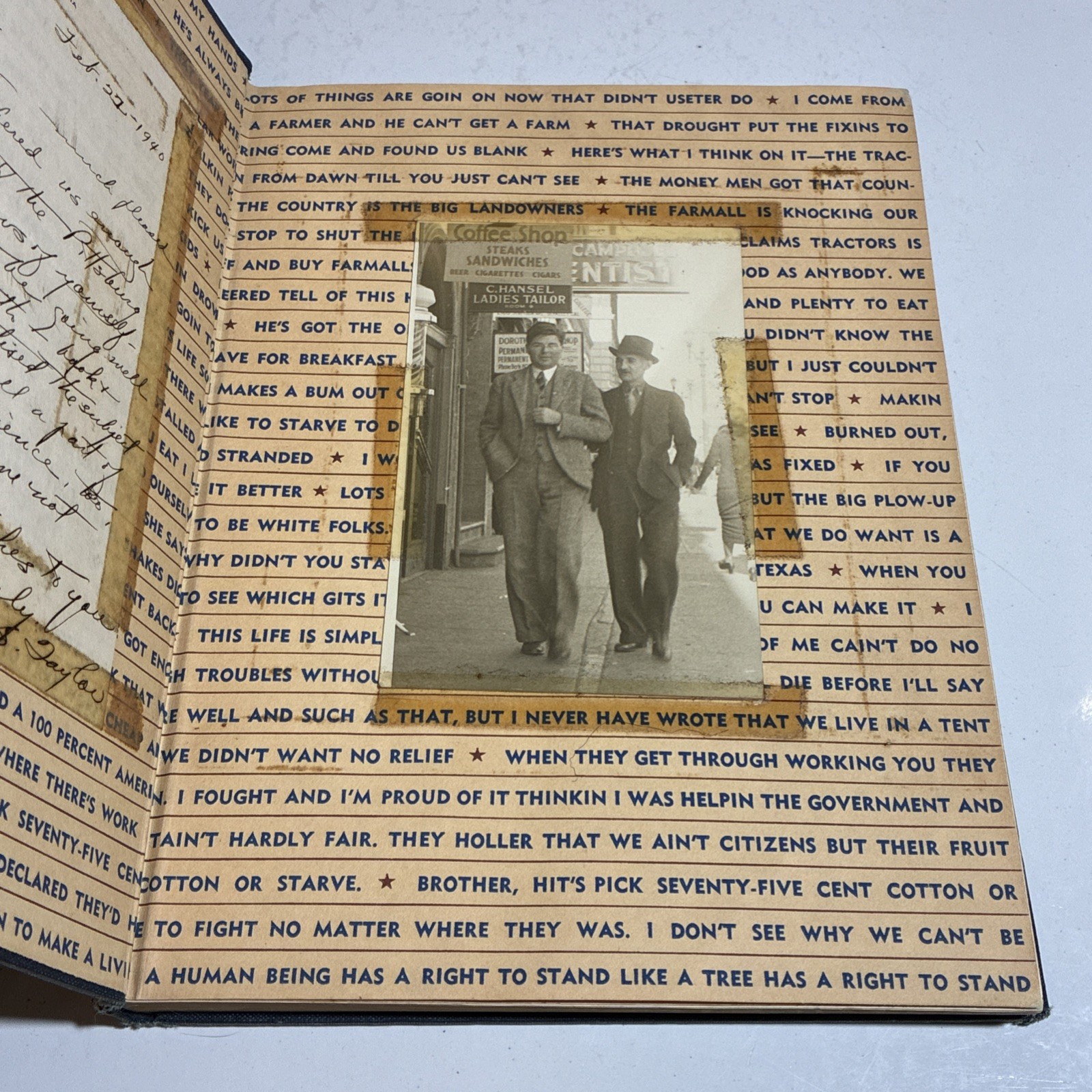 Signed Photo Book An American Exodus Dorothea Lange Paul Taylor Grapes of Wrath