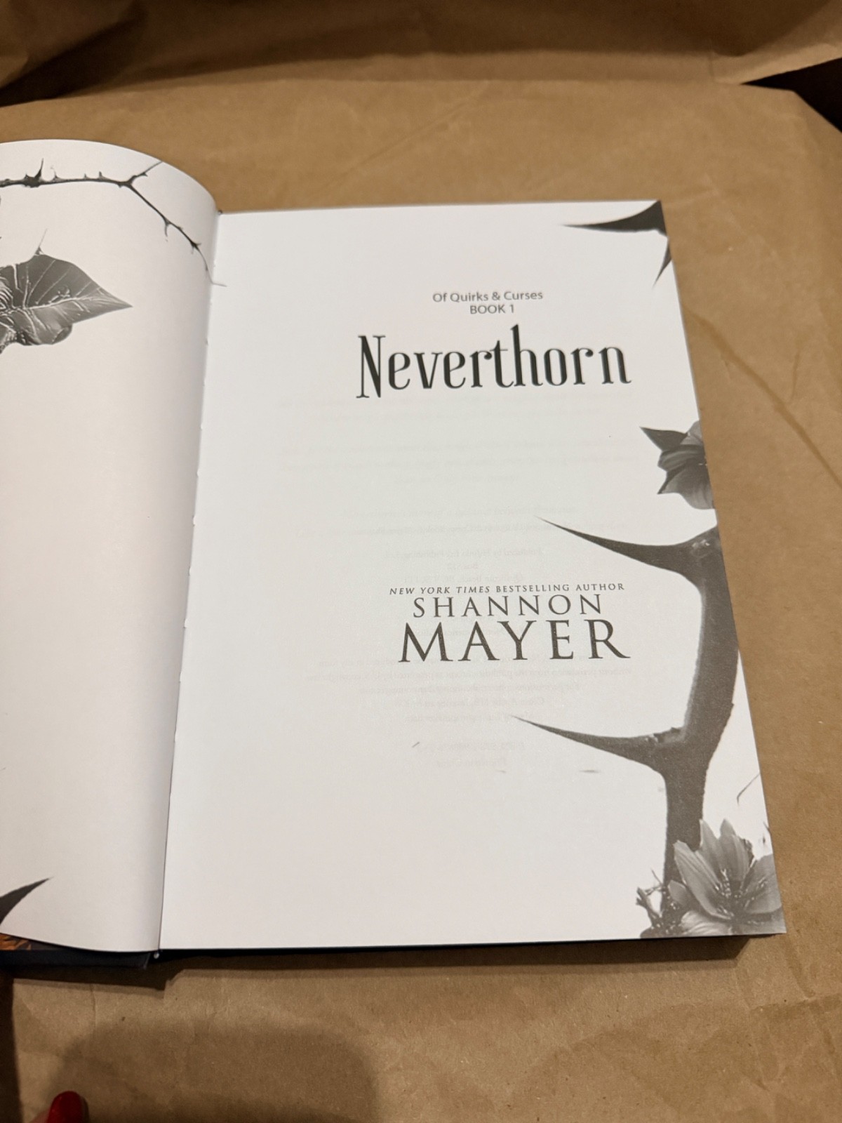 NEVERTHORN by Shannon Mayer – Exclusive Edition Sprayed Edge HARDBACK & swag