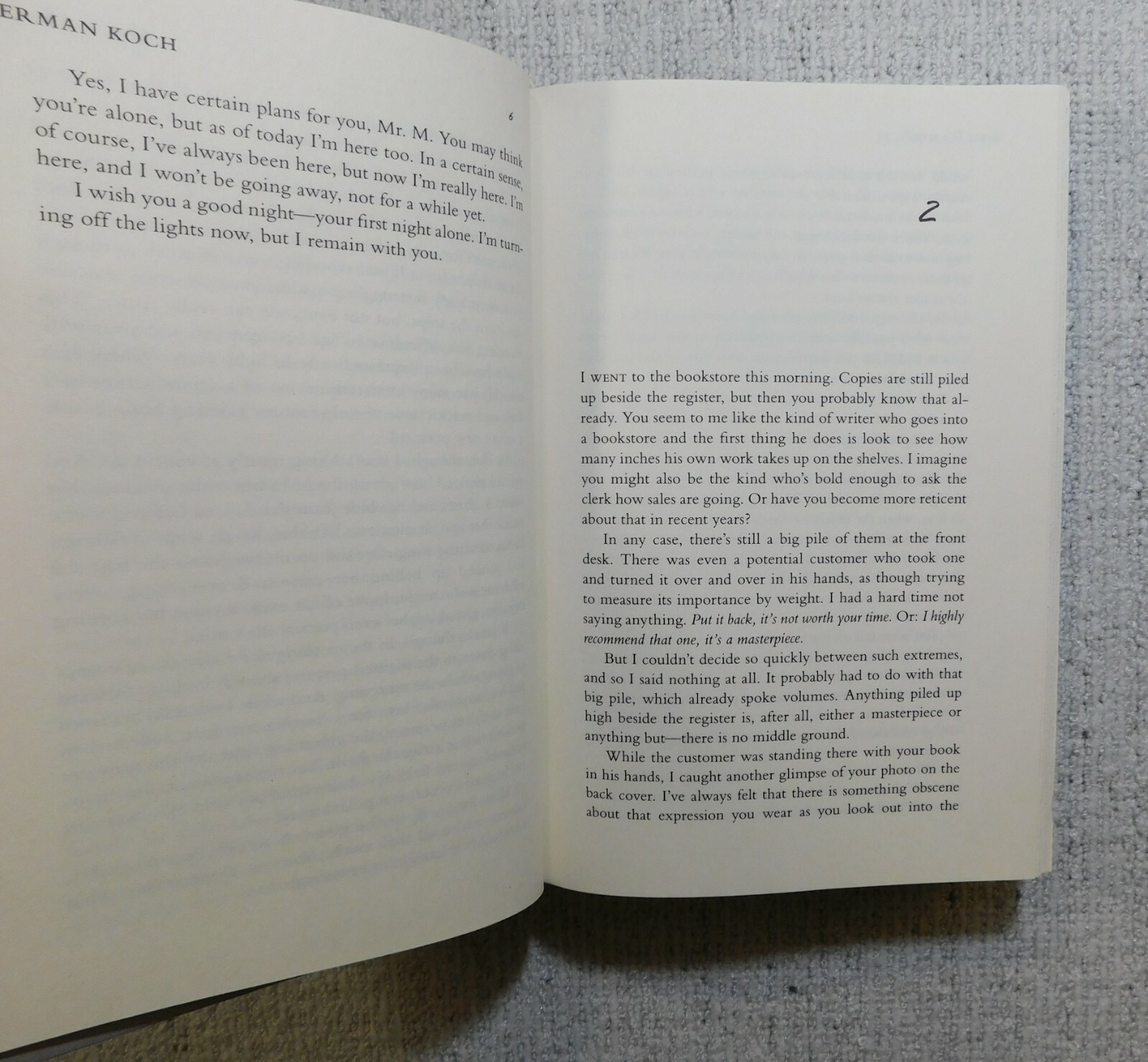 Dear Mr. M by Herman Koch (First American Edition, Hardcover with Dust Jacket)