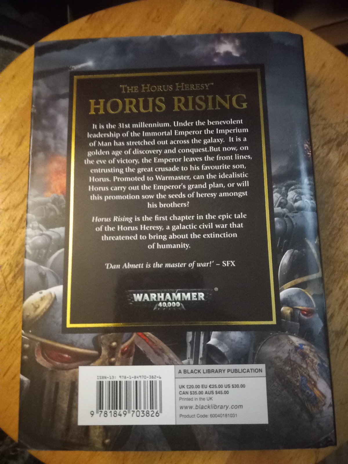 The Horus Heresy Ser.: Horus Rising by Dan Abnett (2014, Trade Paperback)