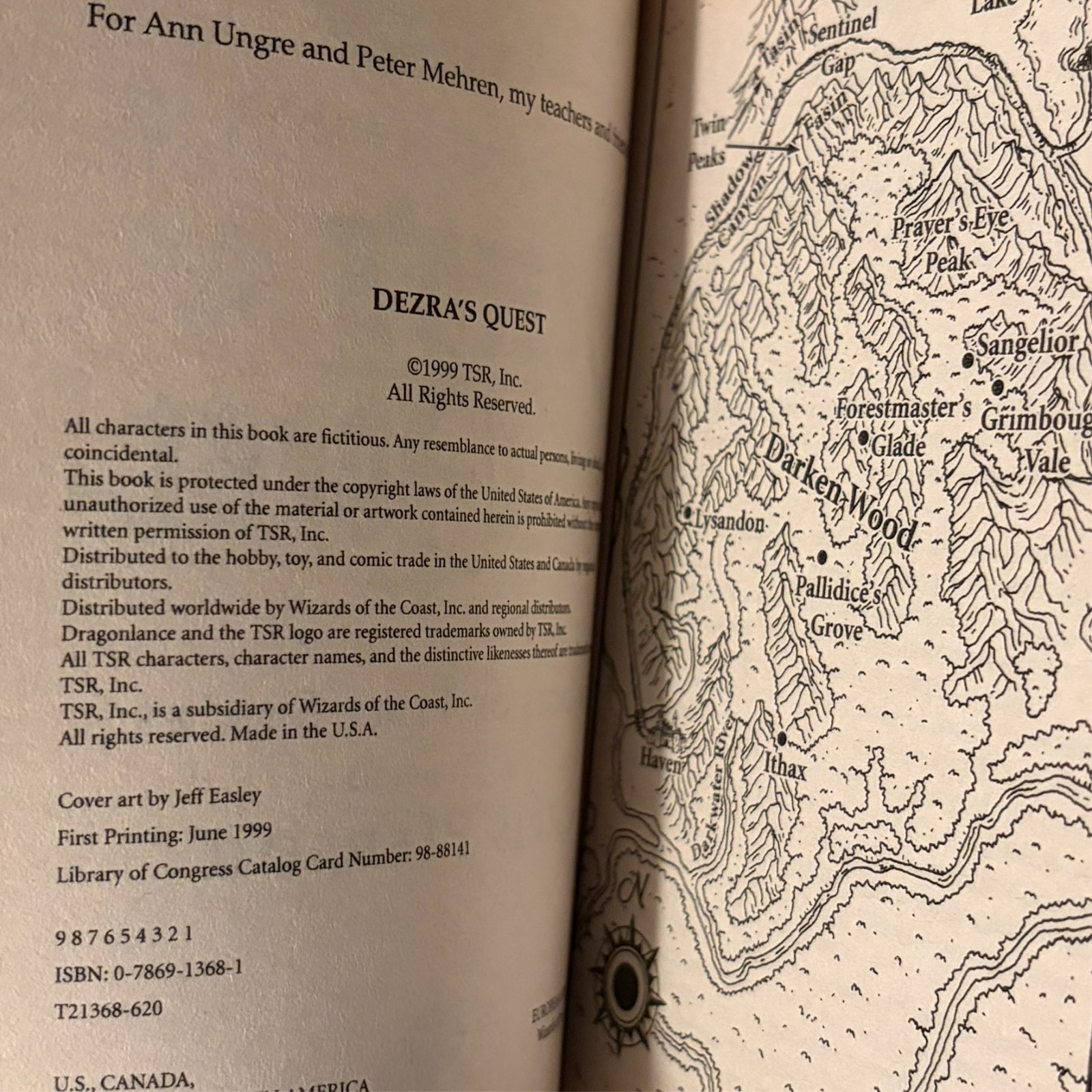 DragonLance: Dezra’s Quest, Bridges of Time 5, First Edition Dungeons & Dragons