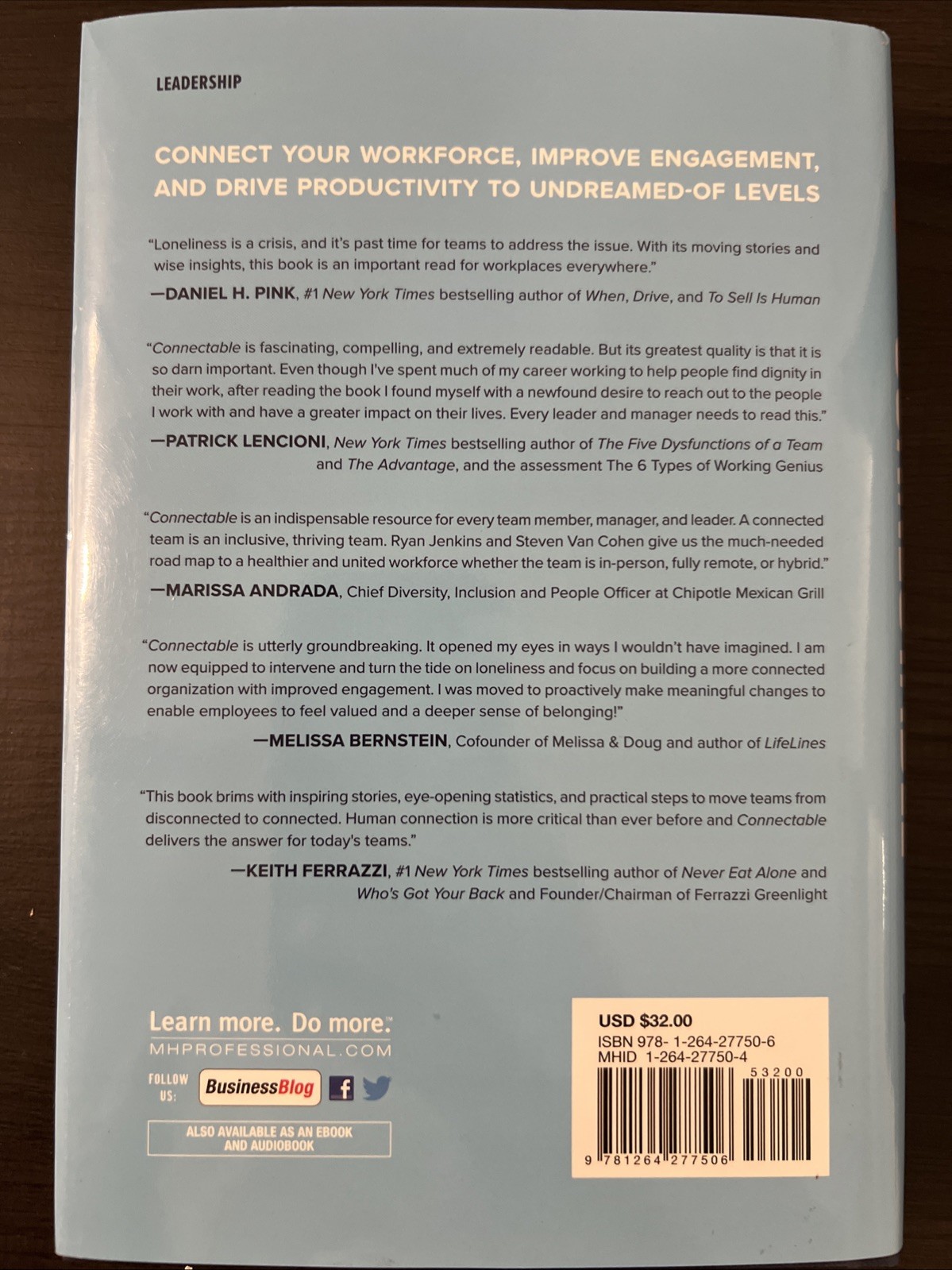 Connectable: How Leaders Can Move Teams from Isolated to All In by Steven Van…