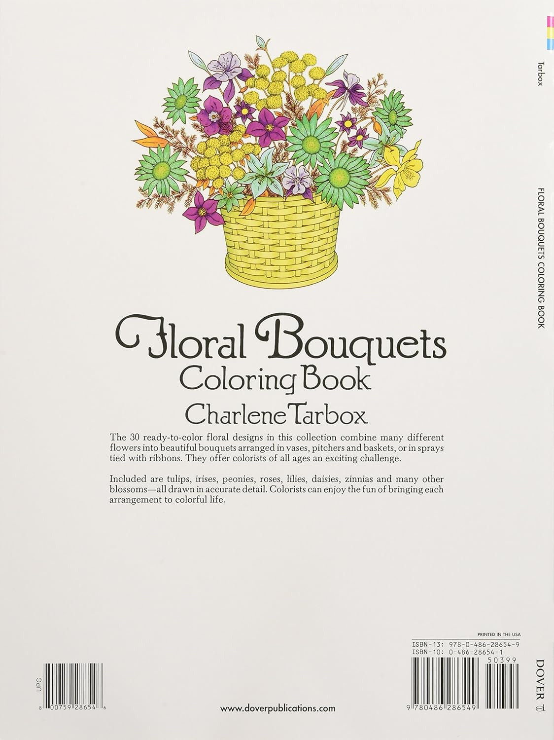 Floral Bouquets Coloring Book (Dover Nature Coloring Book)