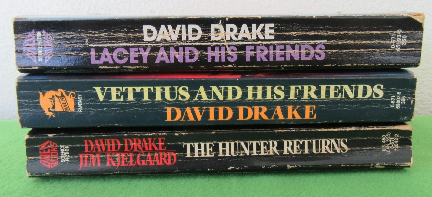 LOT 3 PB STANDALONE NOVELS BY DAVID DRAKE: LACEY/VETTIUS AND HIS FRIENDS +