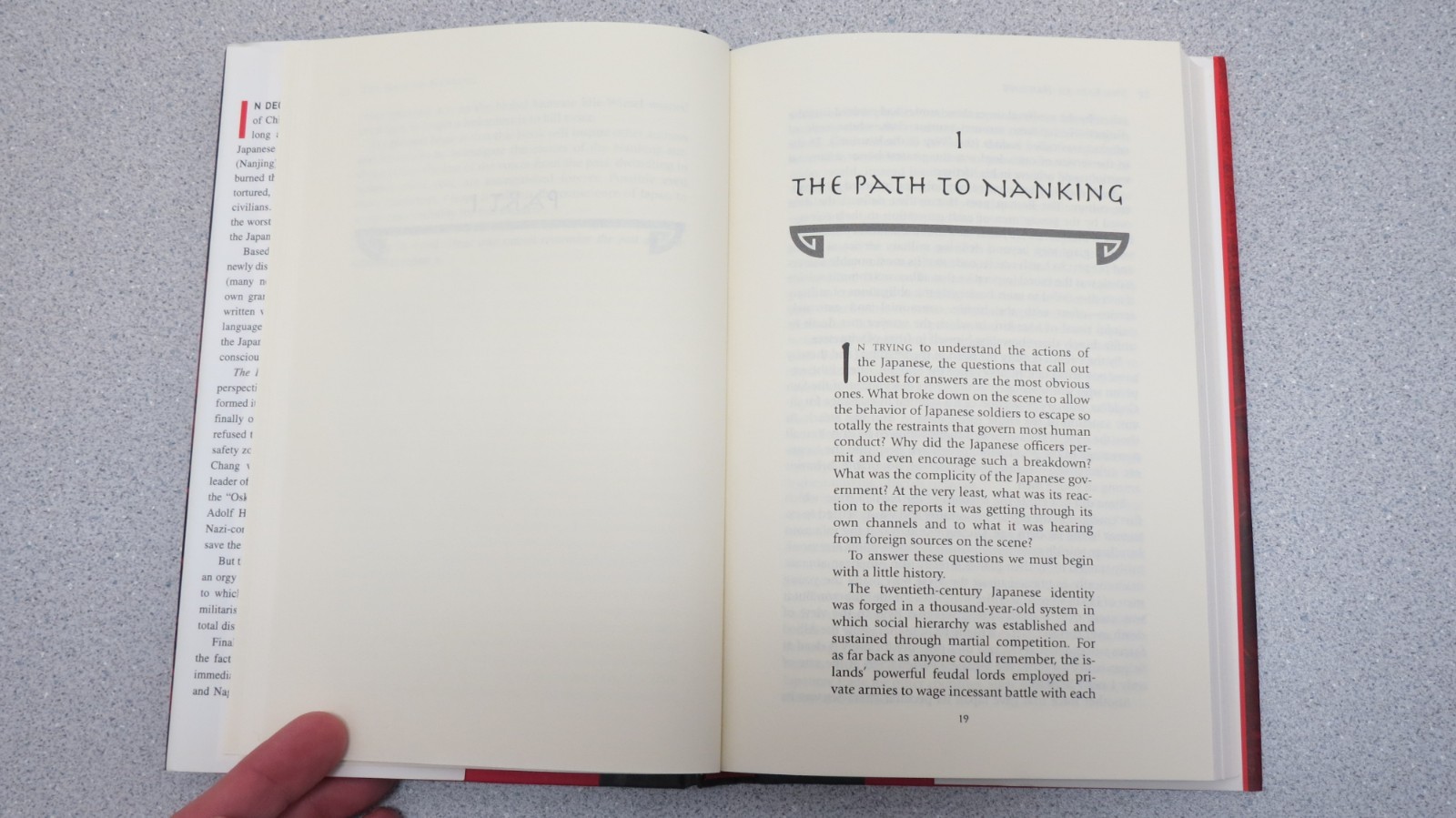 Rape of Nanking : Forgotten Holocaust of World War II – First Edition Iris Chang
