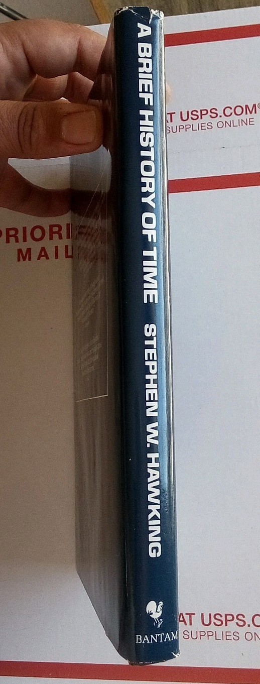 A Brief History Of Time by Stephen Hawking RARE HC First Edition, 1st Printing