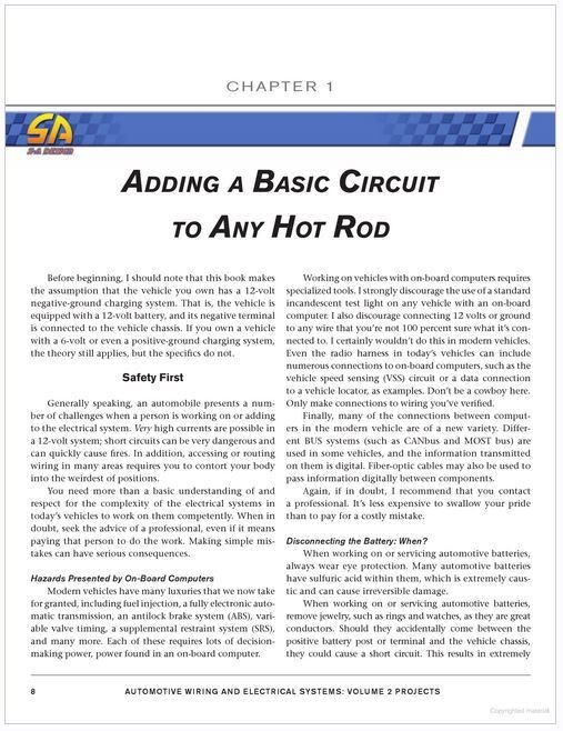 How To Automotive Wiring And Electrical Systems, Volume 2: Projects