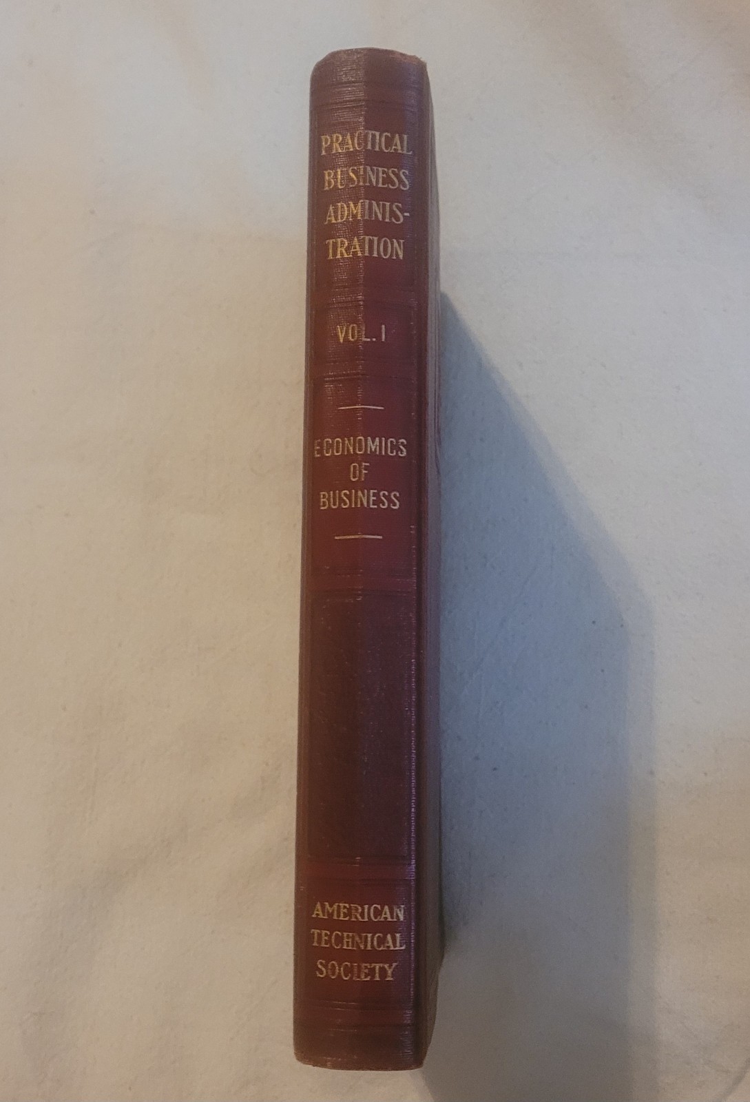 Vtg. 1935 Practical Business Administration 10 Volumes, ATS, Missing 2 & 10