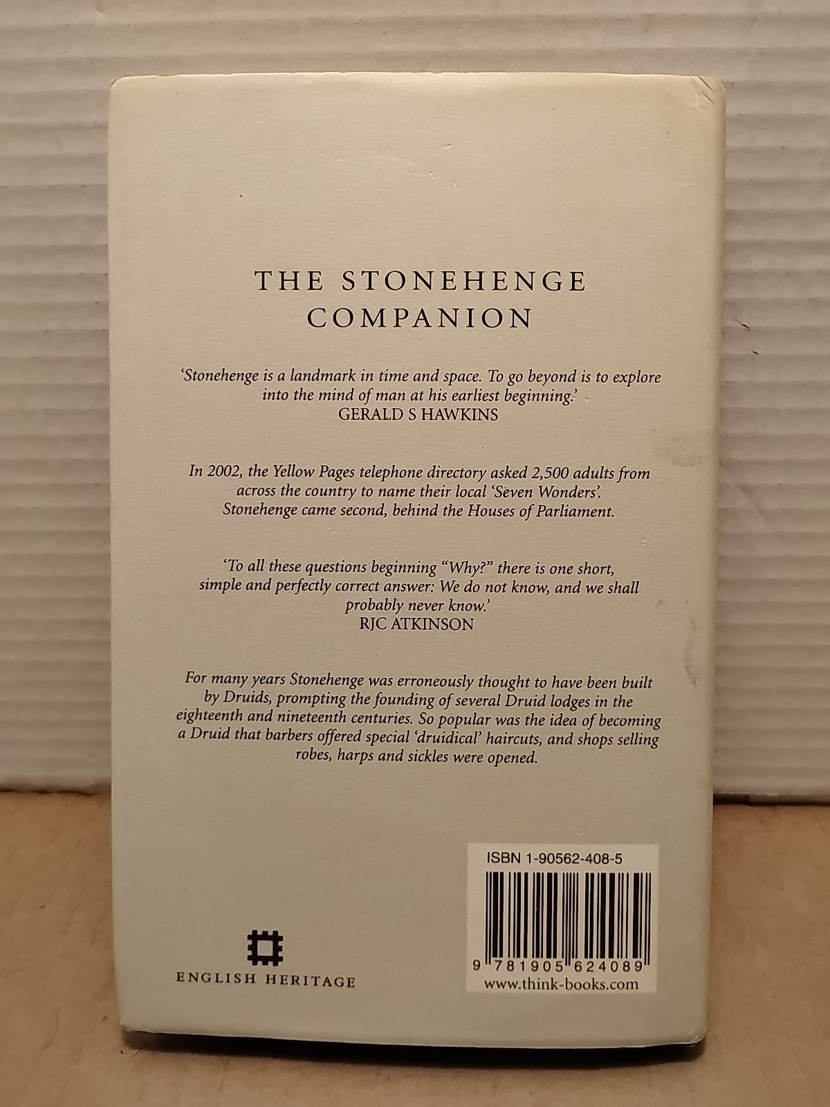 Stonehenge Companion by James McClintock – 2006 – Illustrated Hardcover w/ DJ