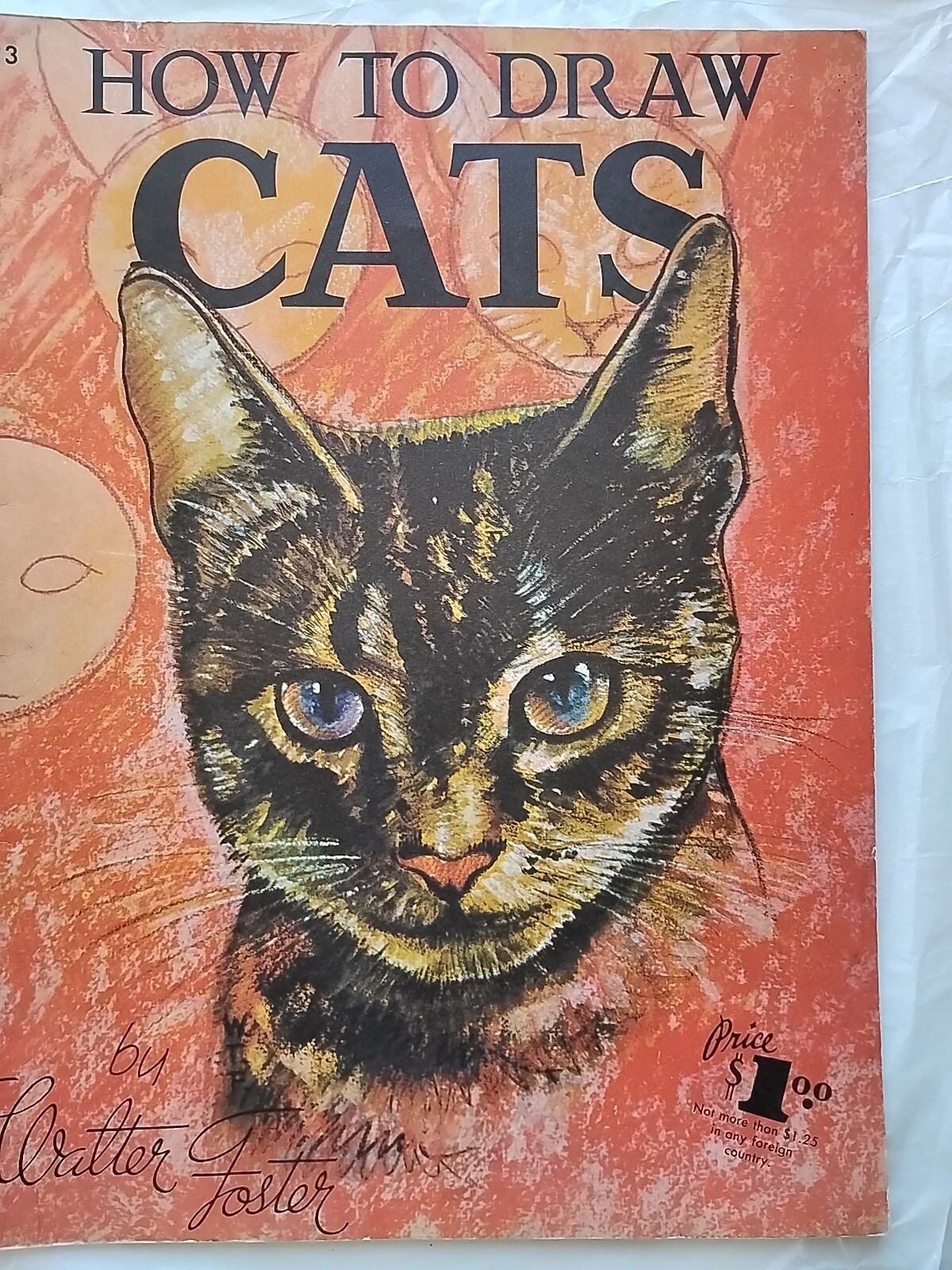 Vintage Lot of 4 Walter T. Foster Cats, Bears & Animals 13, 70, 89 & 134 (264)