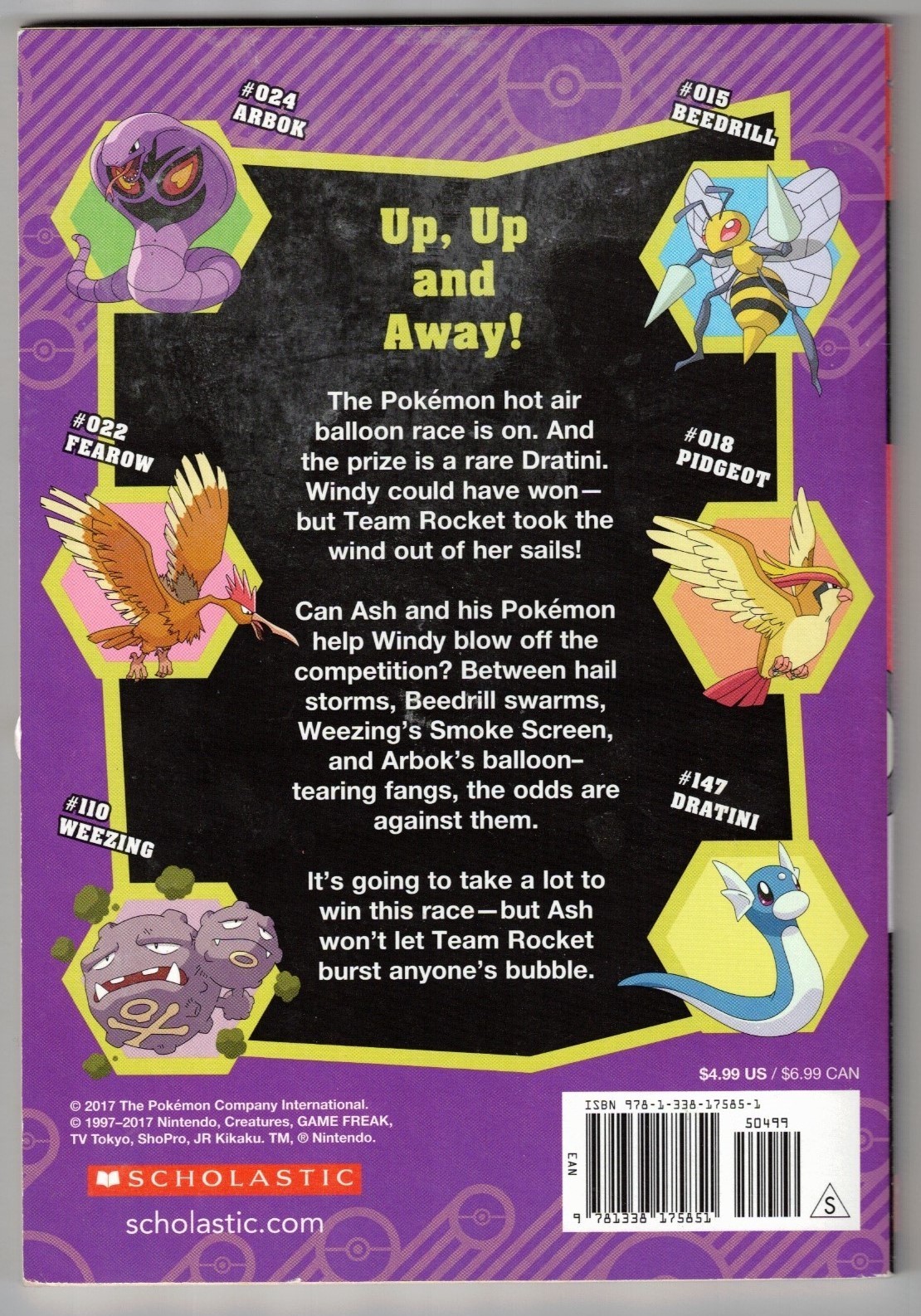13 used Pokemon books (Scholastic, Vizkids) Psyduck, Scyther, Charizard, Fearow