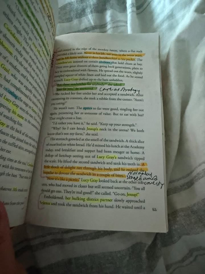 Ballad of Songbirds and Snakes by Suzanne Collins (2023) – Annotated Paperback