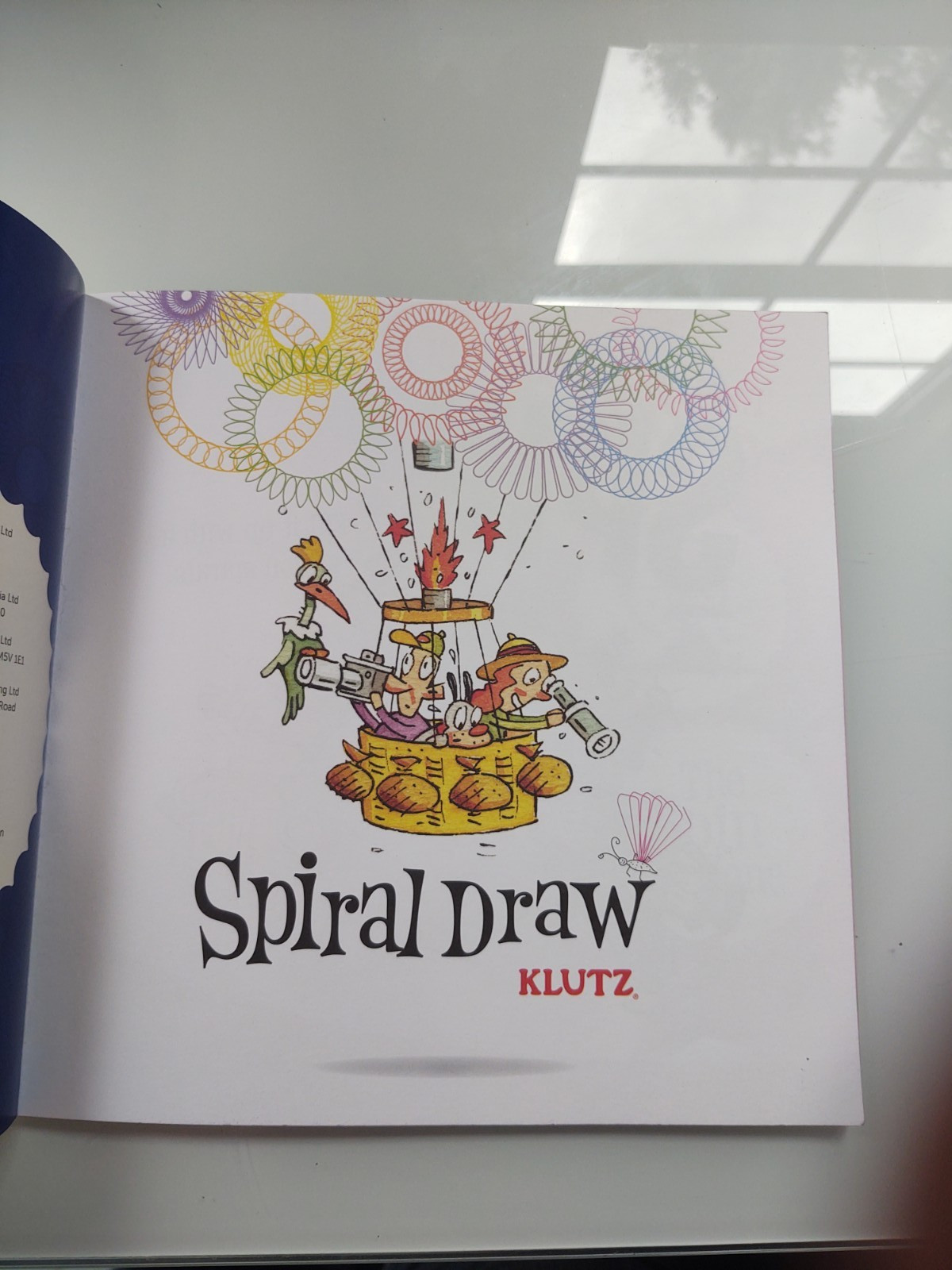 SPIRAL DRAW BOOK – CREATE ONE ZILLION DESIGNS KLUTZ ART – BOOK ONLY