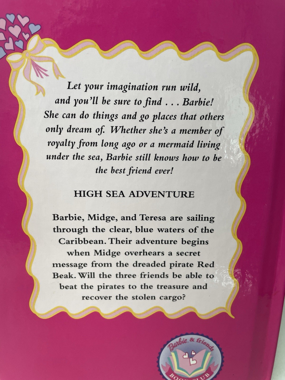Lot of 10 Barbie & Friends Book Club Hardcover Children’s Books 1998 Set