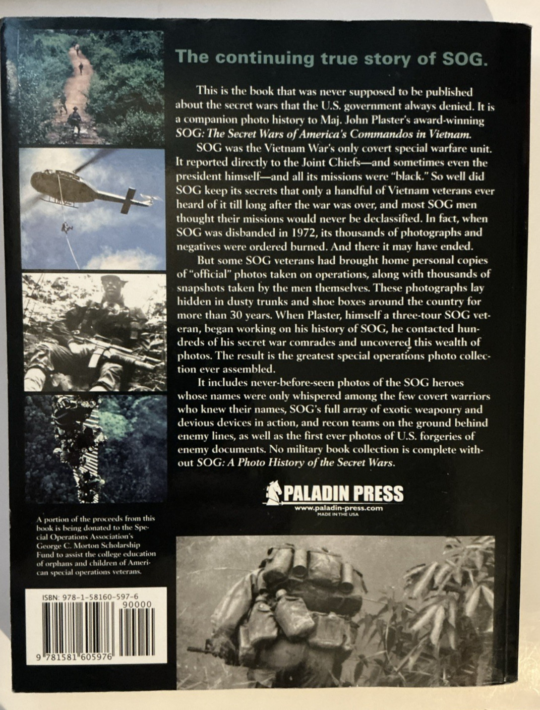 Sog: A Photo History of the Secret Wars John Plaster-Good