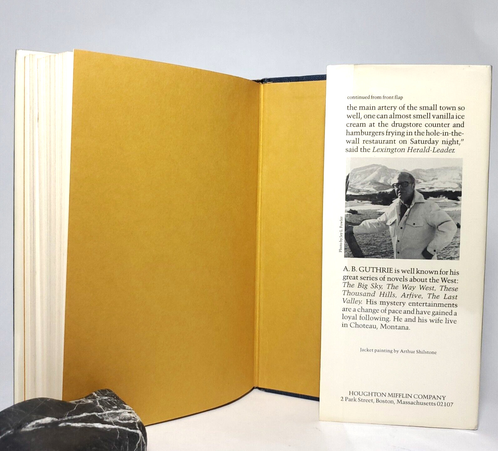 No Second Wind A B Guthrie 1980 SIGNED First Edition 2nd Printing HC$DJ