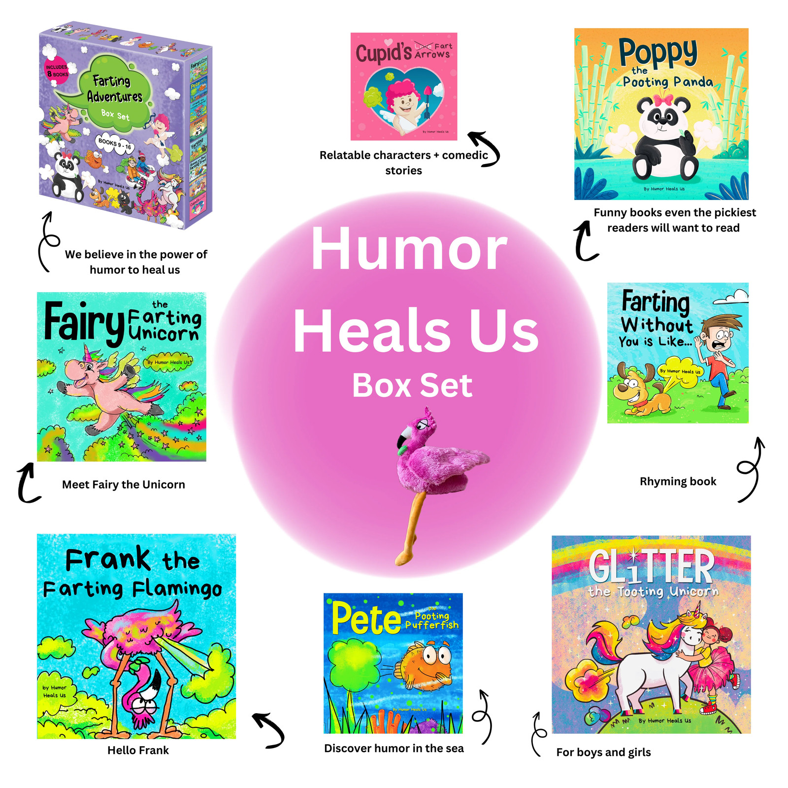 Humor Heals Us Farting Adventures Box Set (Books 9-16)